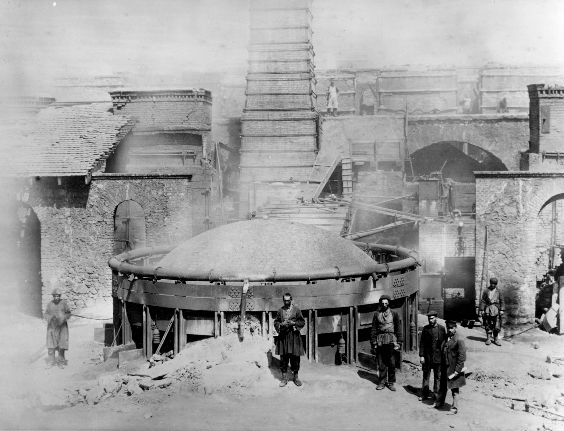 6. smelting works, Kedabeg, ore smelting furnace, 1880