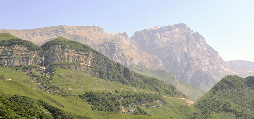 View from Laza village, Trekking and hiking tours in Azerbaijan